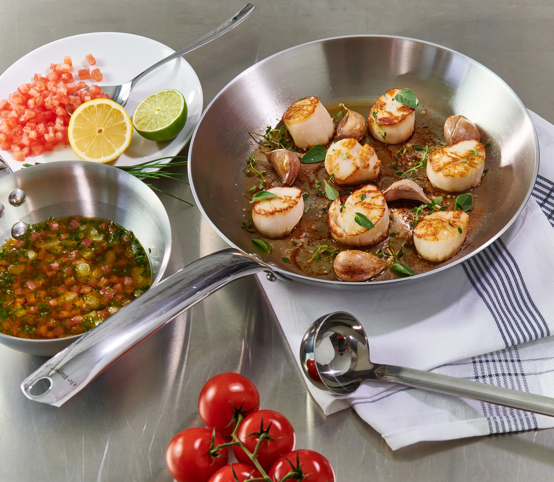 Alchimy stekepanne rustfritt stål, Ø32 cm De Buyer