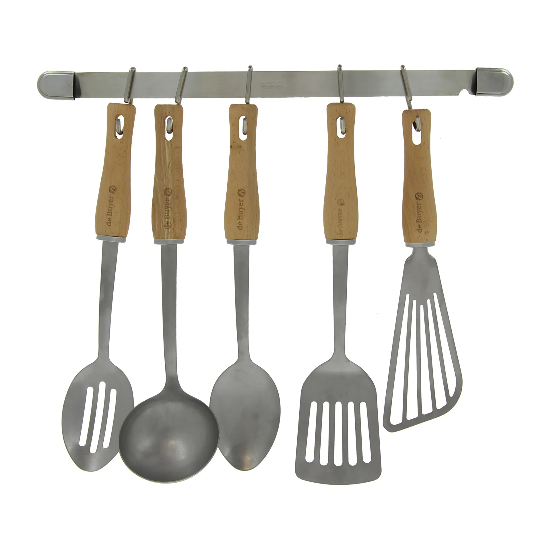 De Buyer knaggrekke med 8 kroker, Grå De Buyer