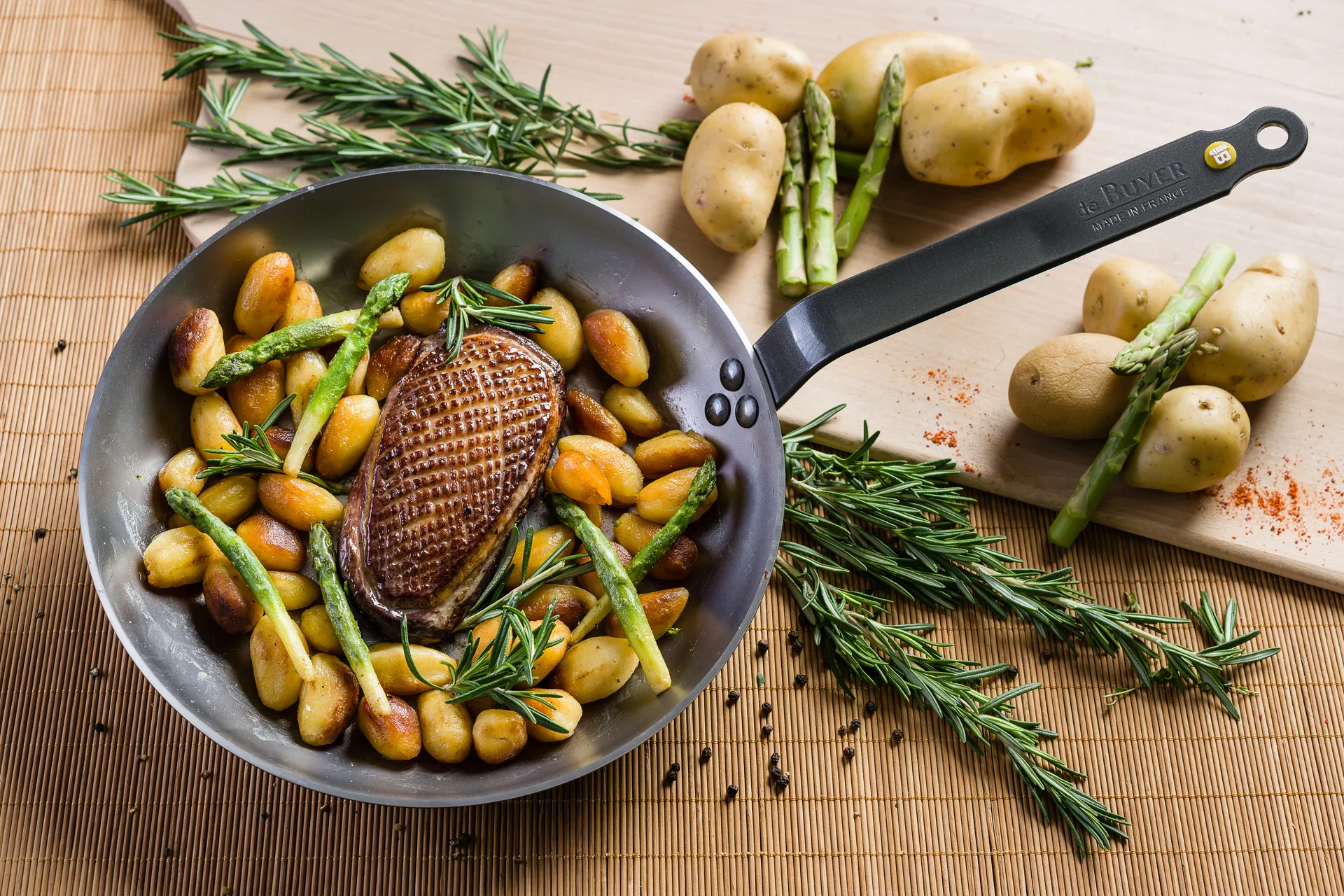 Mineral B stekepanne, 26 cm De Buyer