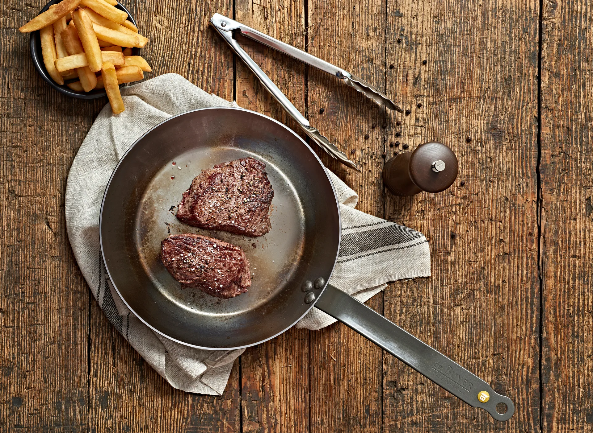 Mineral B stekepanne, 28 cm De Buyer