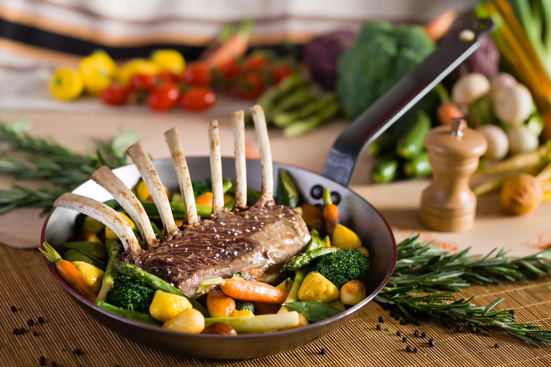 Mineral B stekepanne, 36 cm De Buyer