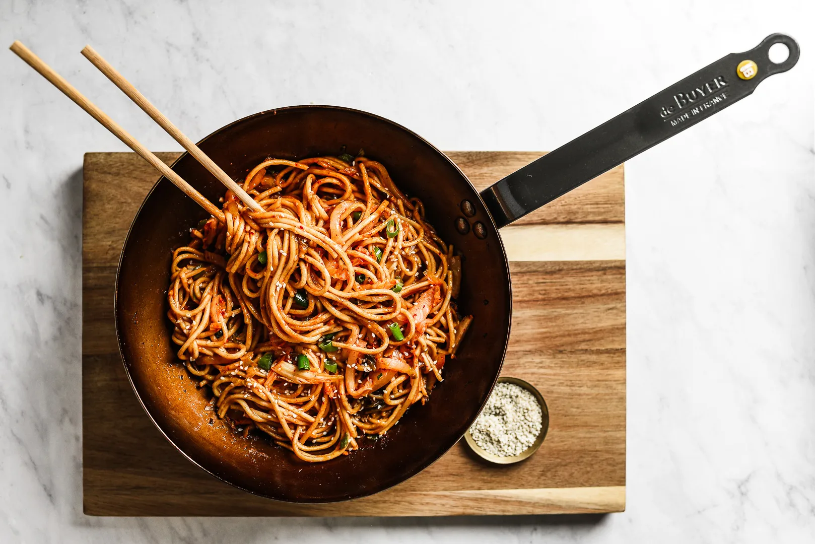 Mineral B wokpanne, 32 cm De Buyer