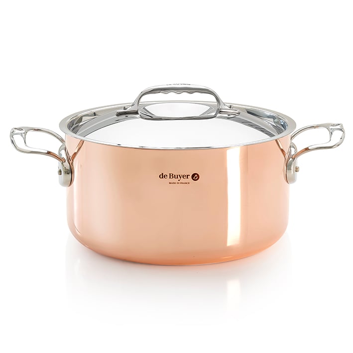 De Buyer Prima Matera gryte med lokk induksjon 28 cm