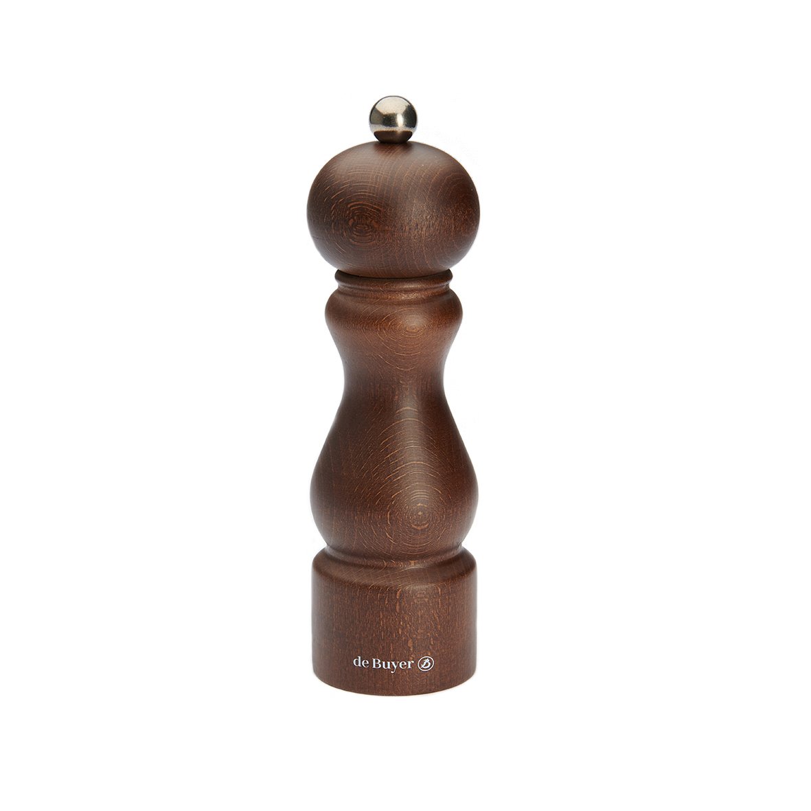 De Buyer Rumba salt- og pepperkvern keramisk 18 cm Mrkebrun