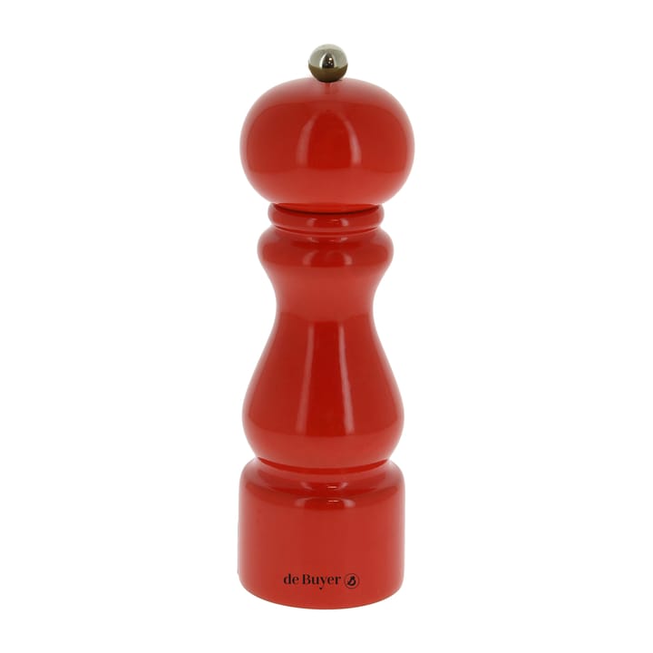 Rumba salt- og pepperkvern keramisk 20 cm - Rød-blank - De Buyer