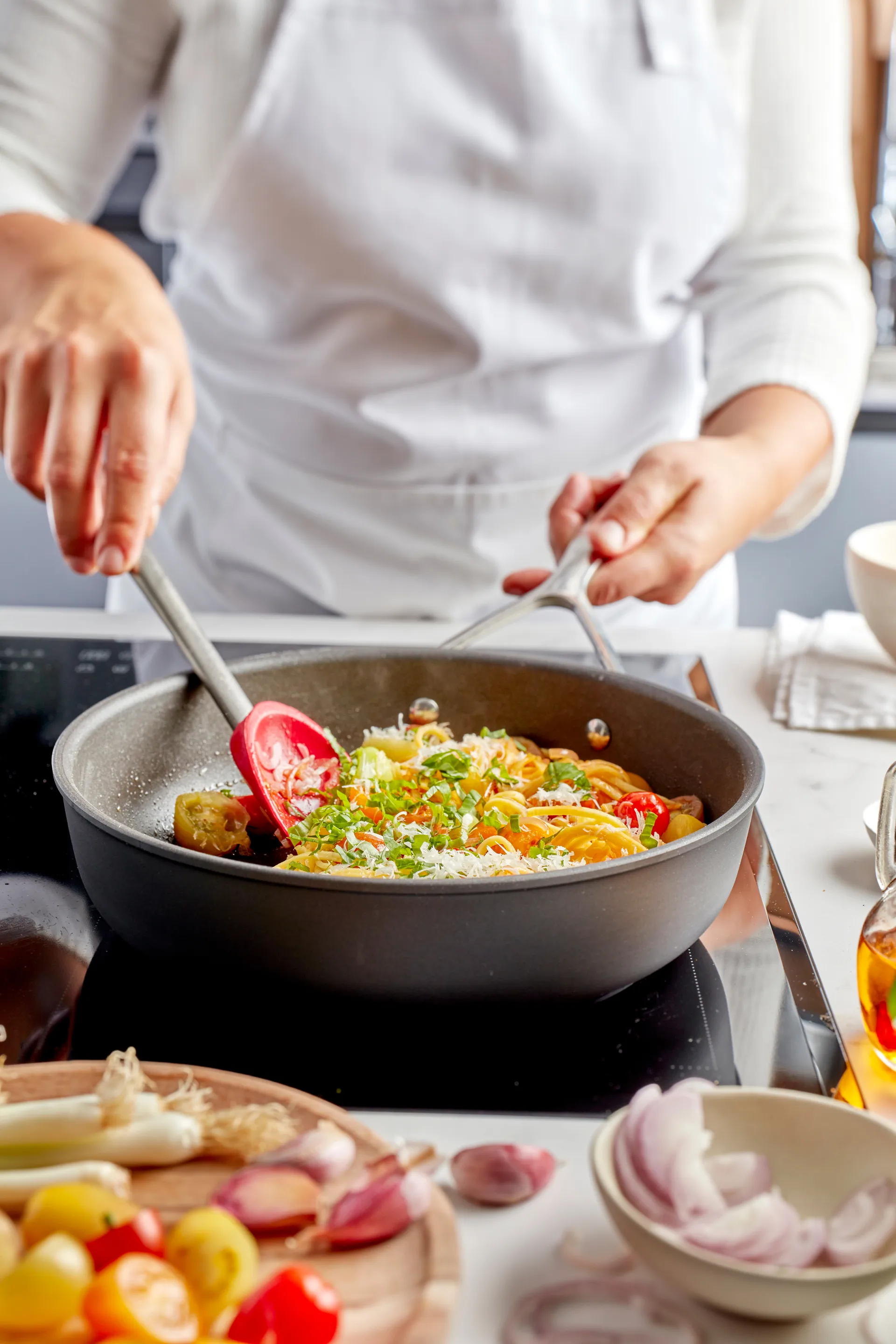 Alu Pro 5 TI-x traktørpanne Duraslide 5-ply, Ø24 cm Demeyere