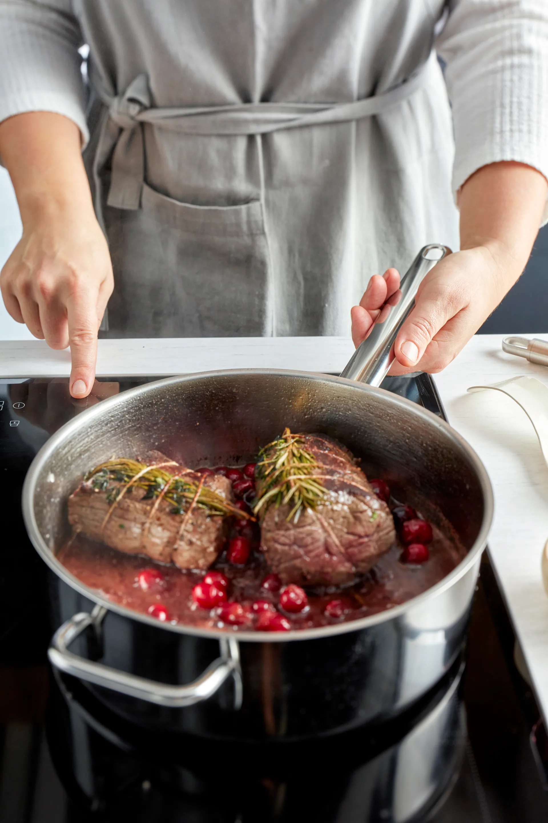 Apollo 7 traktørpanne rustfritt stål, Ø28 cm Demeyere