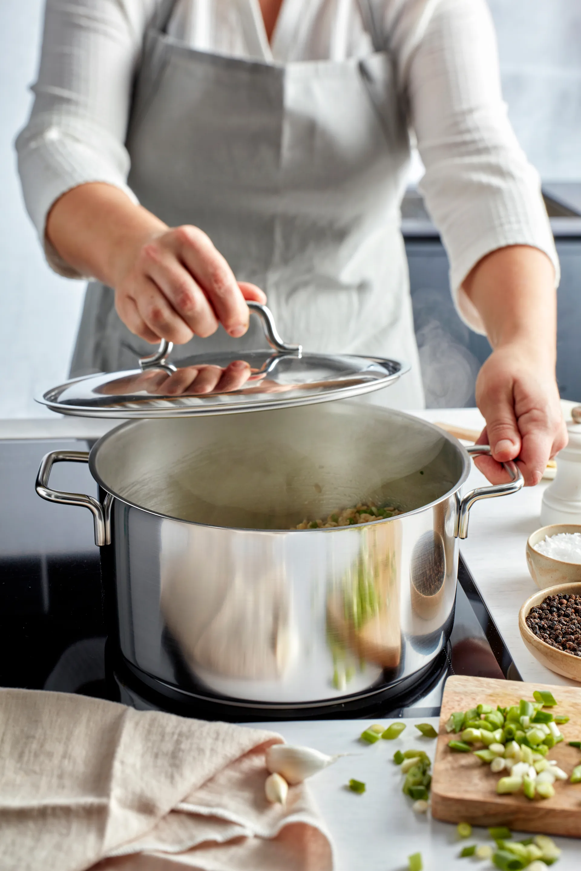 Demeyere Apollo 7 gryte lav rustfritt stål, 4 L Demeyere