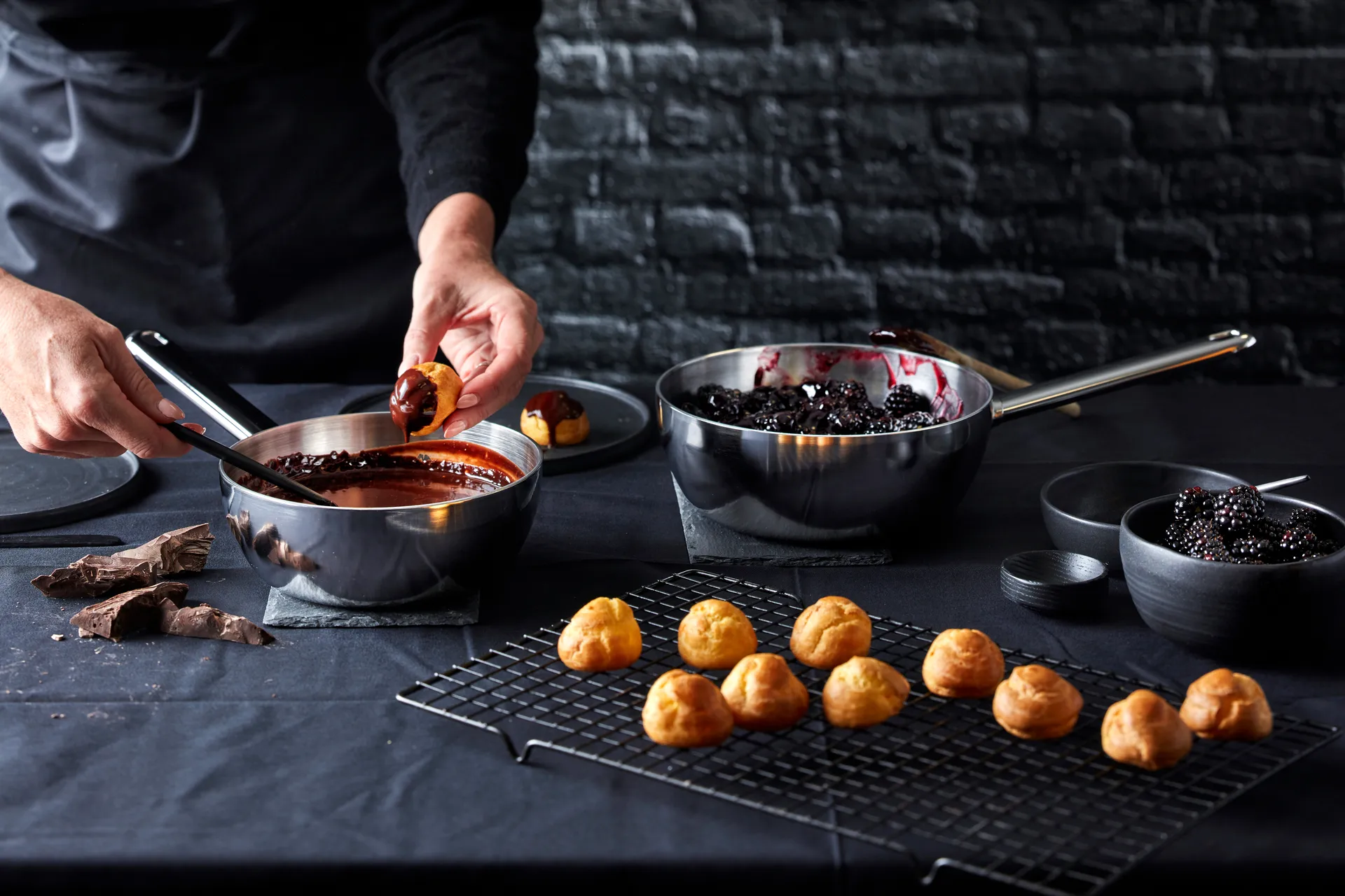 Demeyere Apollo 7 sautépanne rustfritt stål, Ø24 cm Demeyere