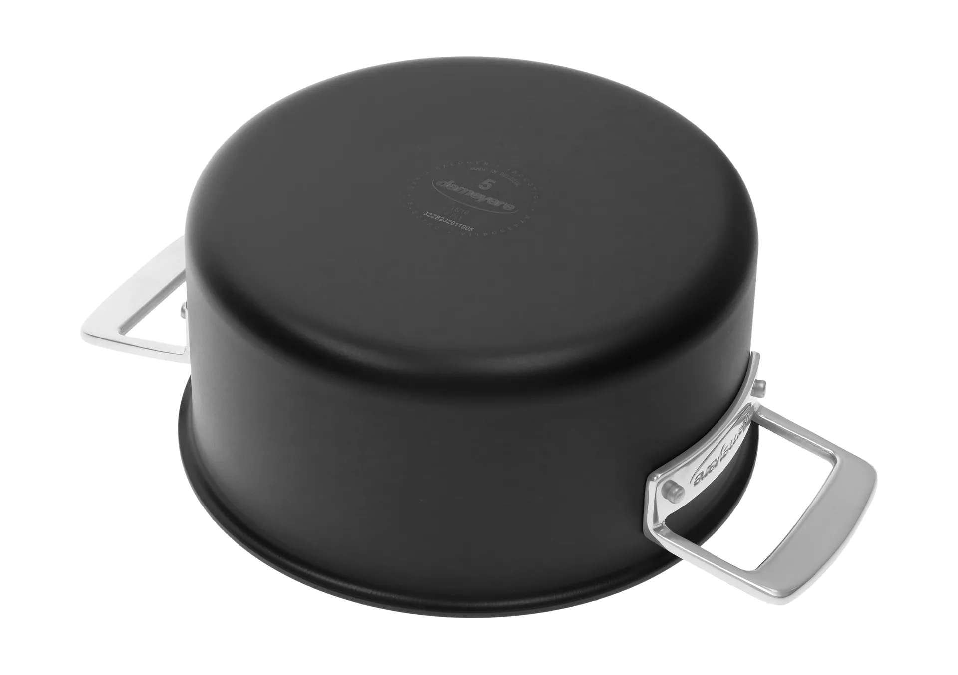 Demeyere Black 5 gryte 5-ply rustfritt stål, 3 L Demeyere
