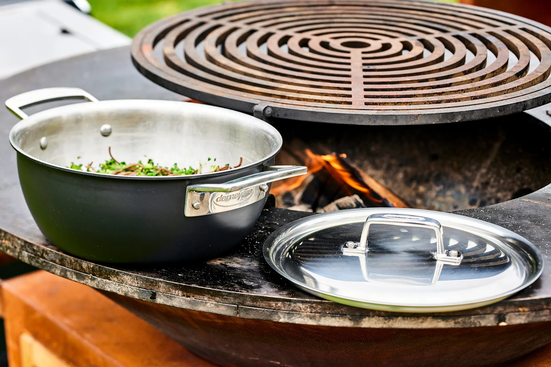 Demeyere Black 5 serveringspanne rustfritt stål, 3,25 L Demeyere