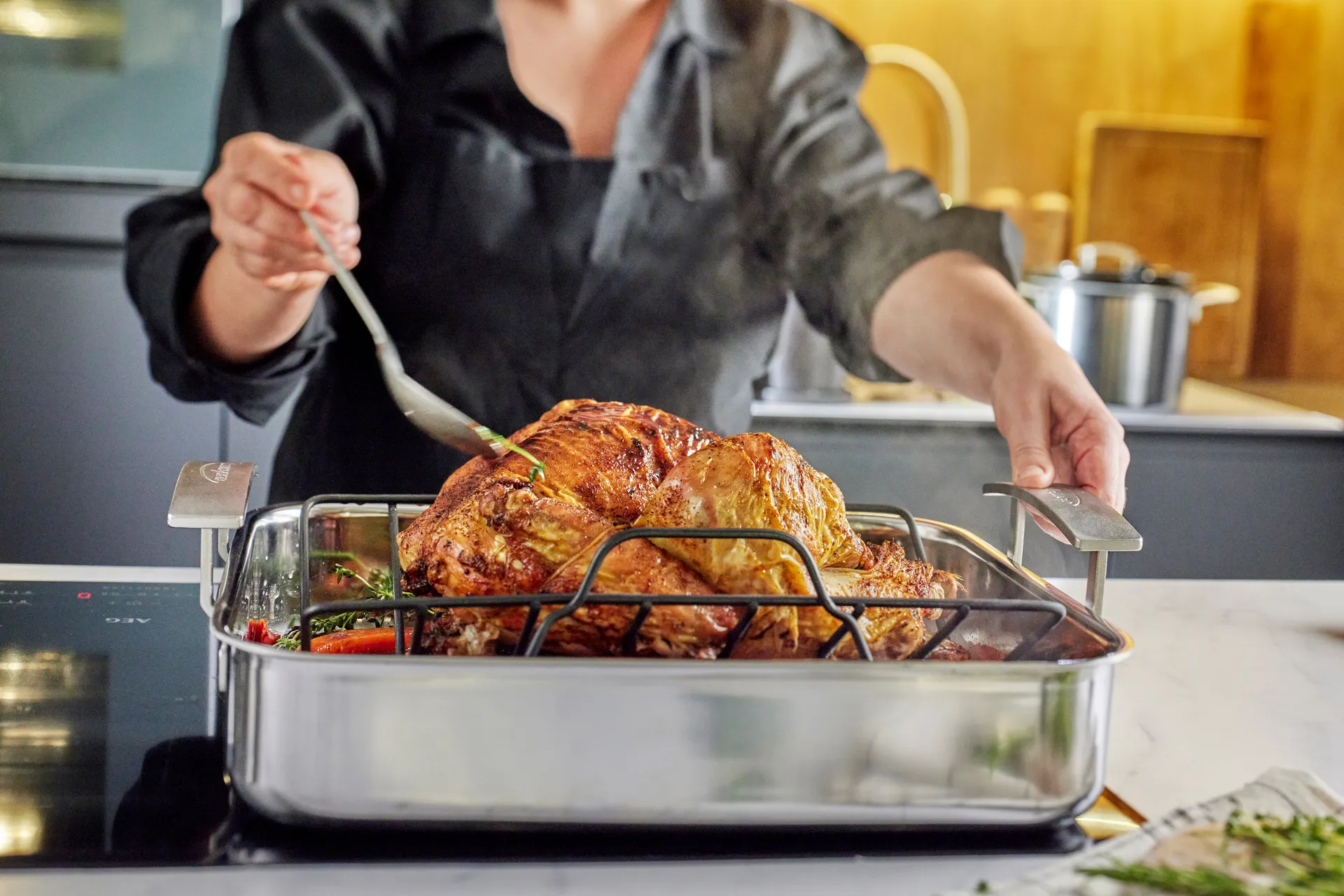 Industry 5 ovnsform rustfritt stål 5-ply, 40x34 cm Demeyere