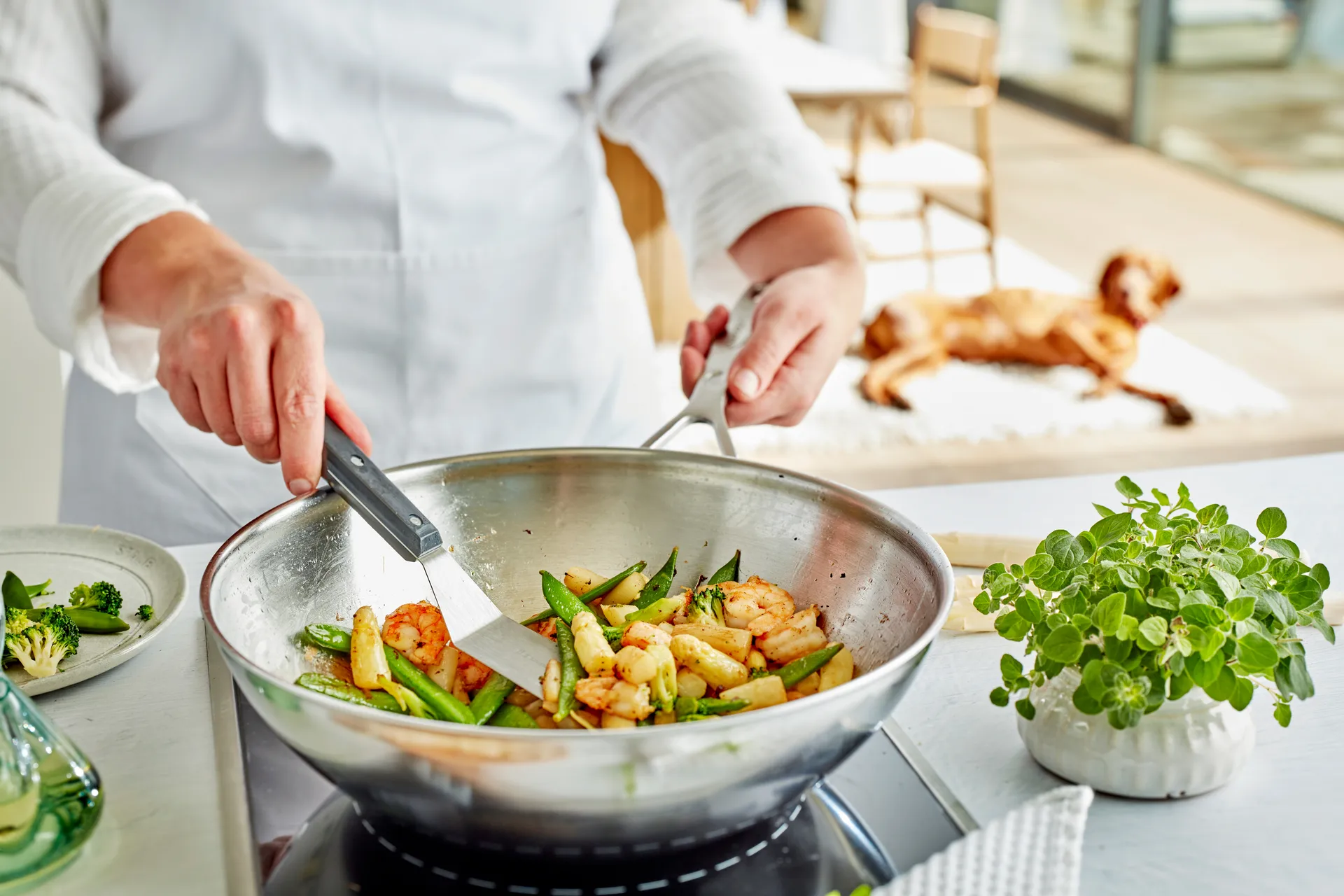 Industry 5 wokpanne rustfritt stål 5-ply, Ø30 cm Demeyere