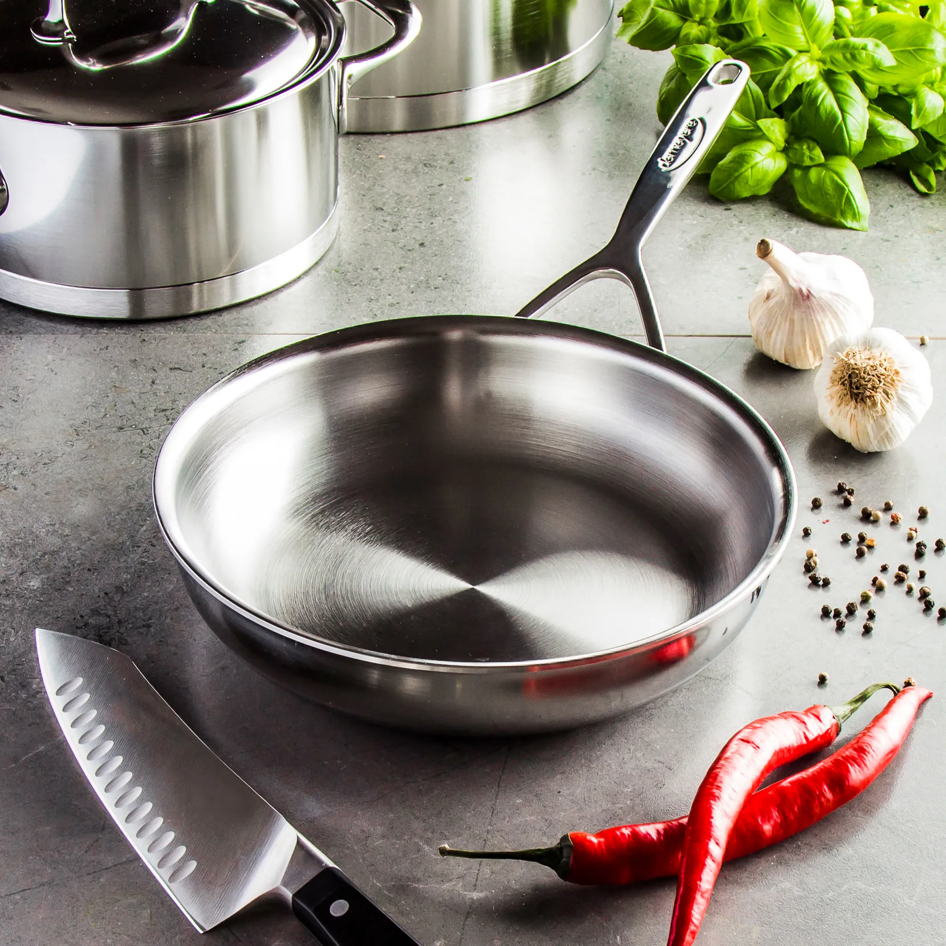 Multiline 7 stekepanne rustfritt stål 7-ply, Ø20 cm Demeyere