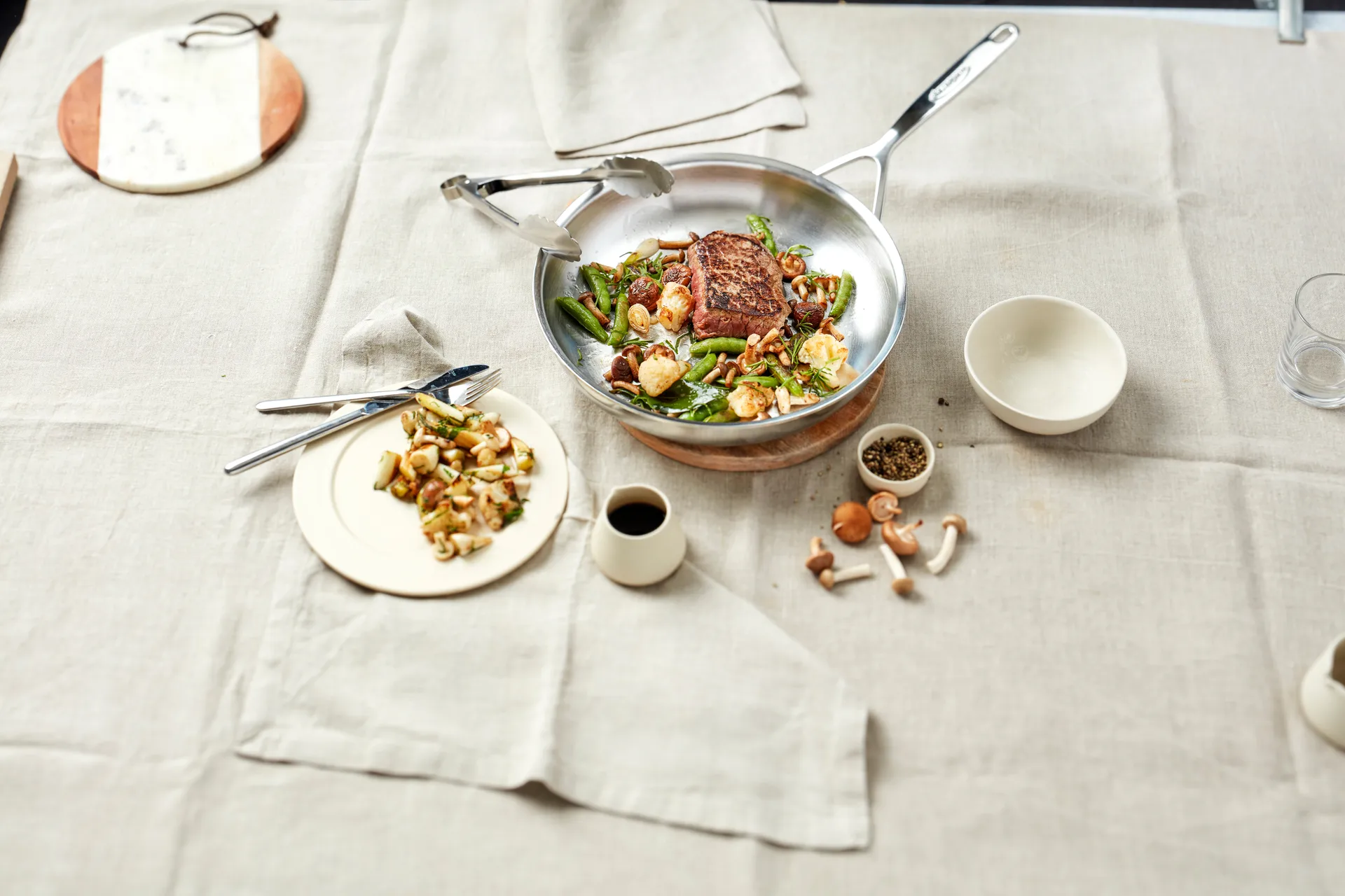 Multiline 7 stekepanne rustfritt stål 7-ply, Ø32 cm Demeyere