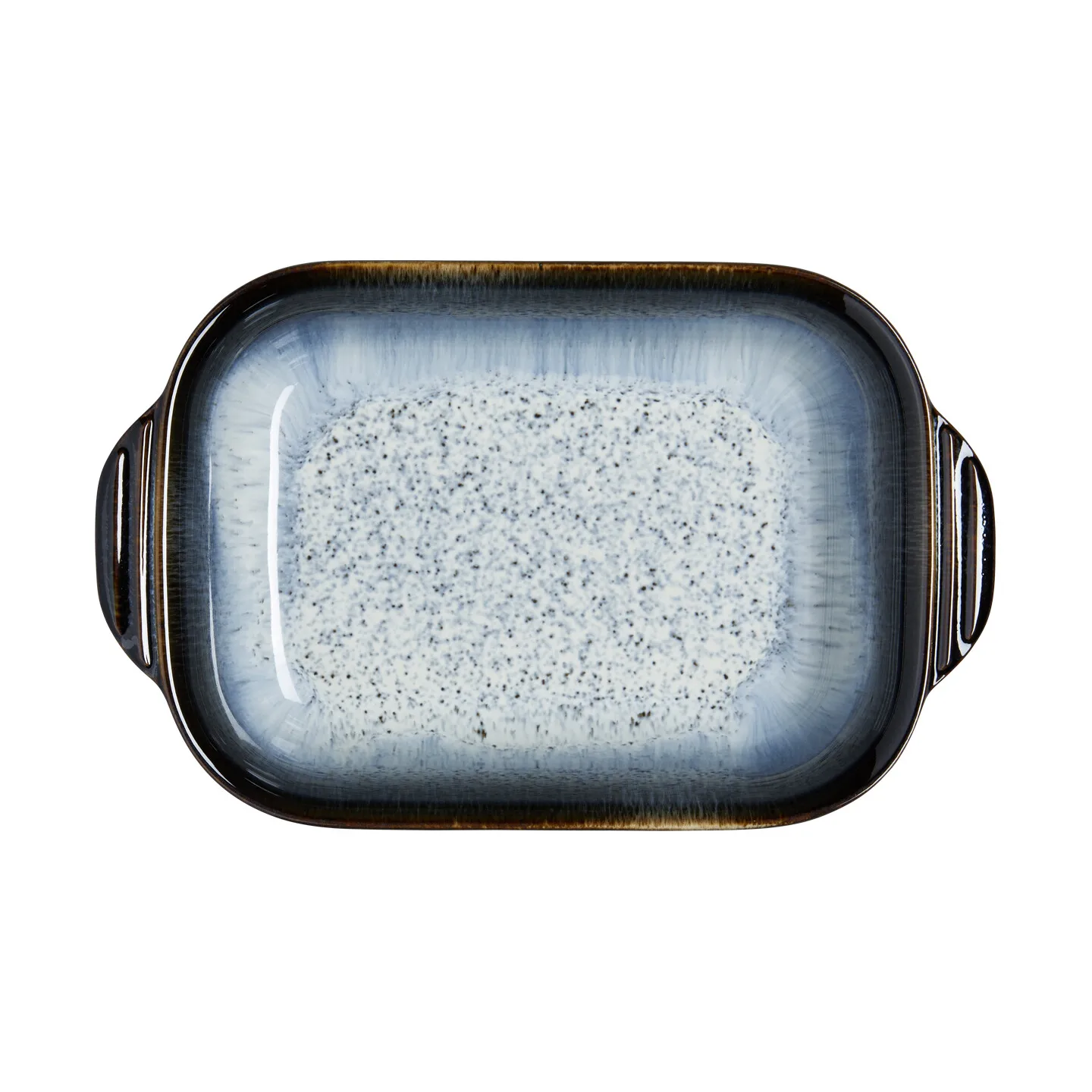 Halo ildfast form, Svart-blå, small, rektangulær Denby