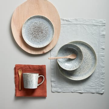 Halo Speckle coupe tallerken 21 cm - Grå-brun - Denby