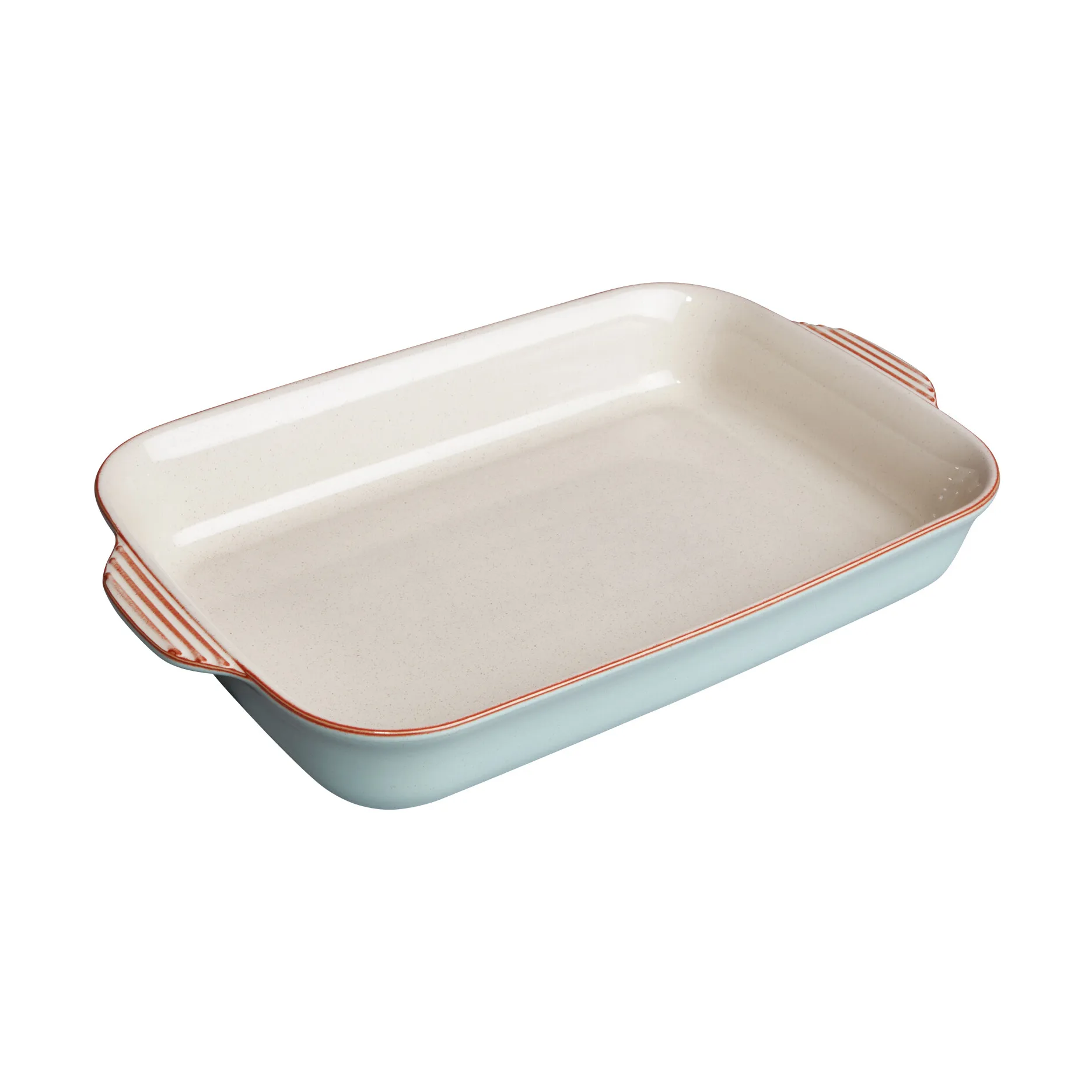 Denby Heritage Pavilion ildfast form Blå-beige, large, rektangulær