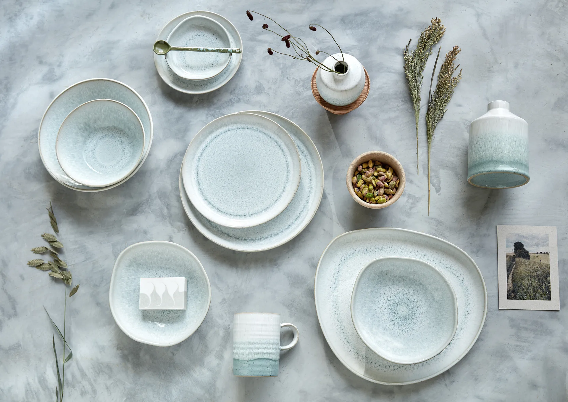 Kiln Green middagstallerken 4-pakning, Ø26 cm Denby