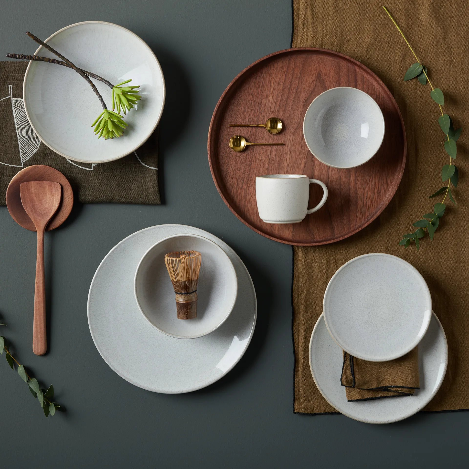 Modus Speckle pastaskål 23 cm, Hvit Denby