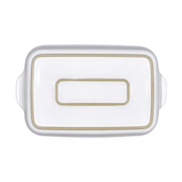 Natural Canvas ildfast form - Beige, stor, rektangulær - Denby