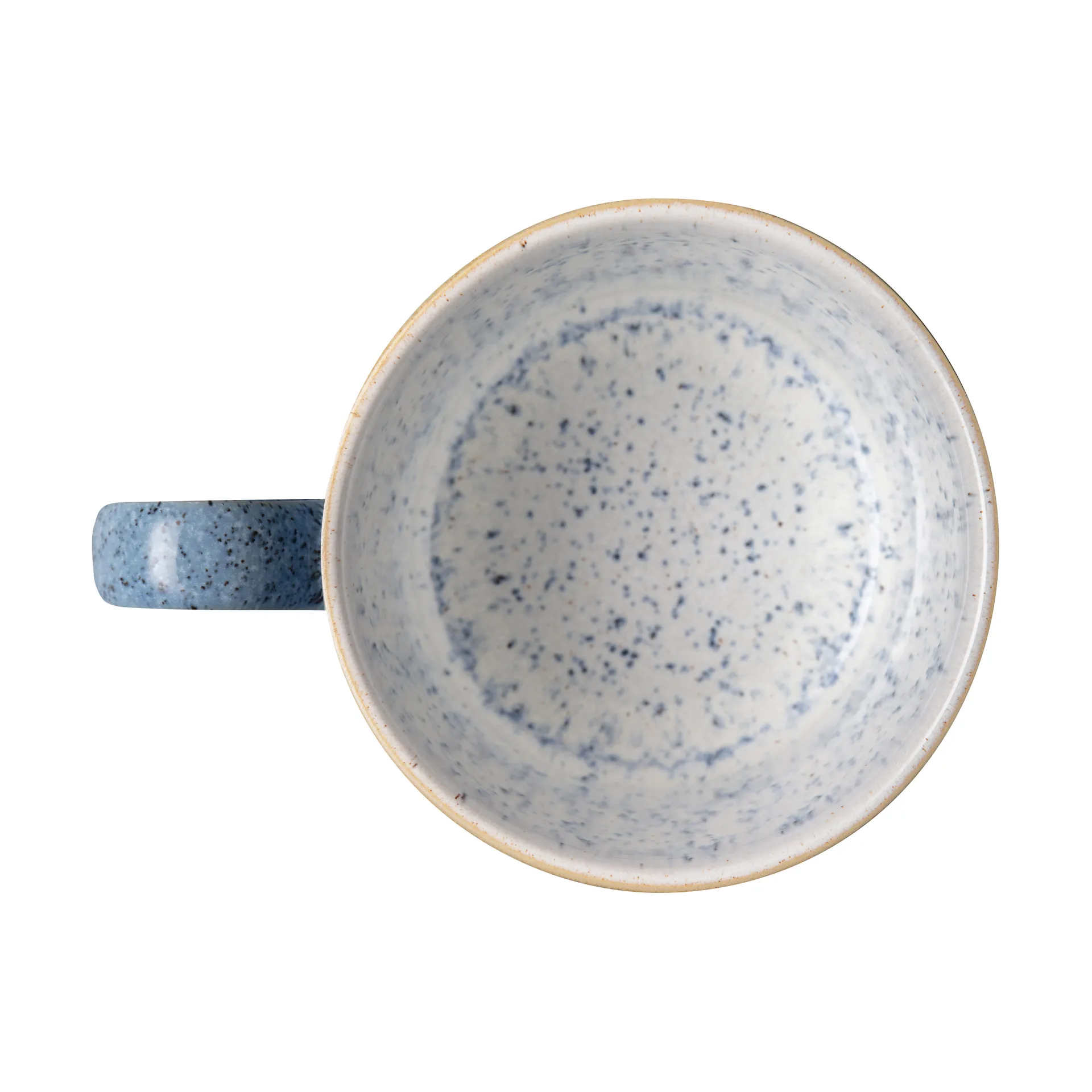 Studio Blue riflet kopp 40 cl, Flint-chalk Denby