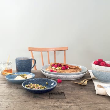 Studio Blue riflet kopp 40 cl - Flint-chalk - Denby