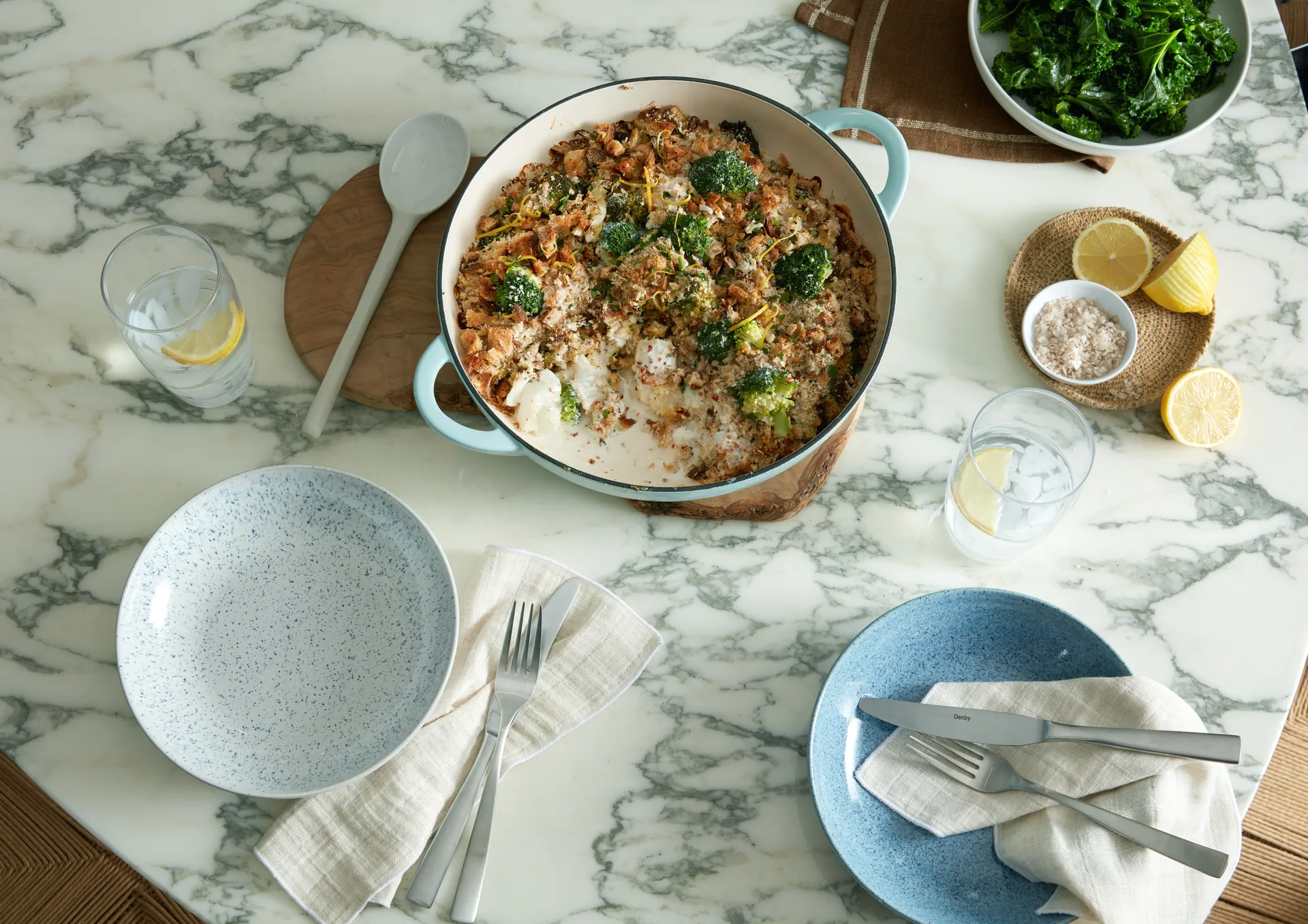 Studio Blue skål 20,5 cm, Pebble Denby