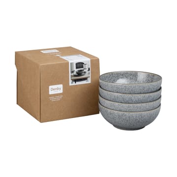 Studio Grey coupe flingskål 17 cm 4-stk. - Granite - Denby