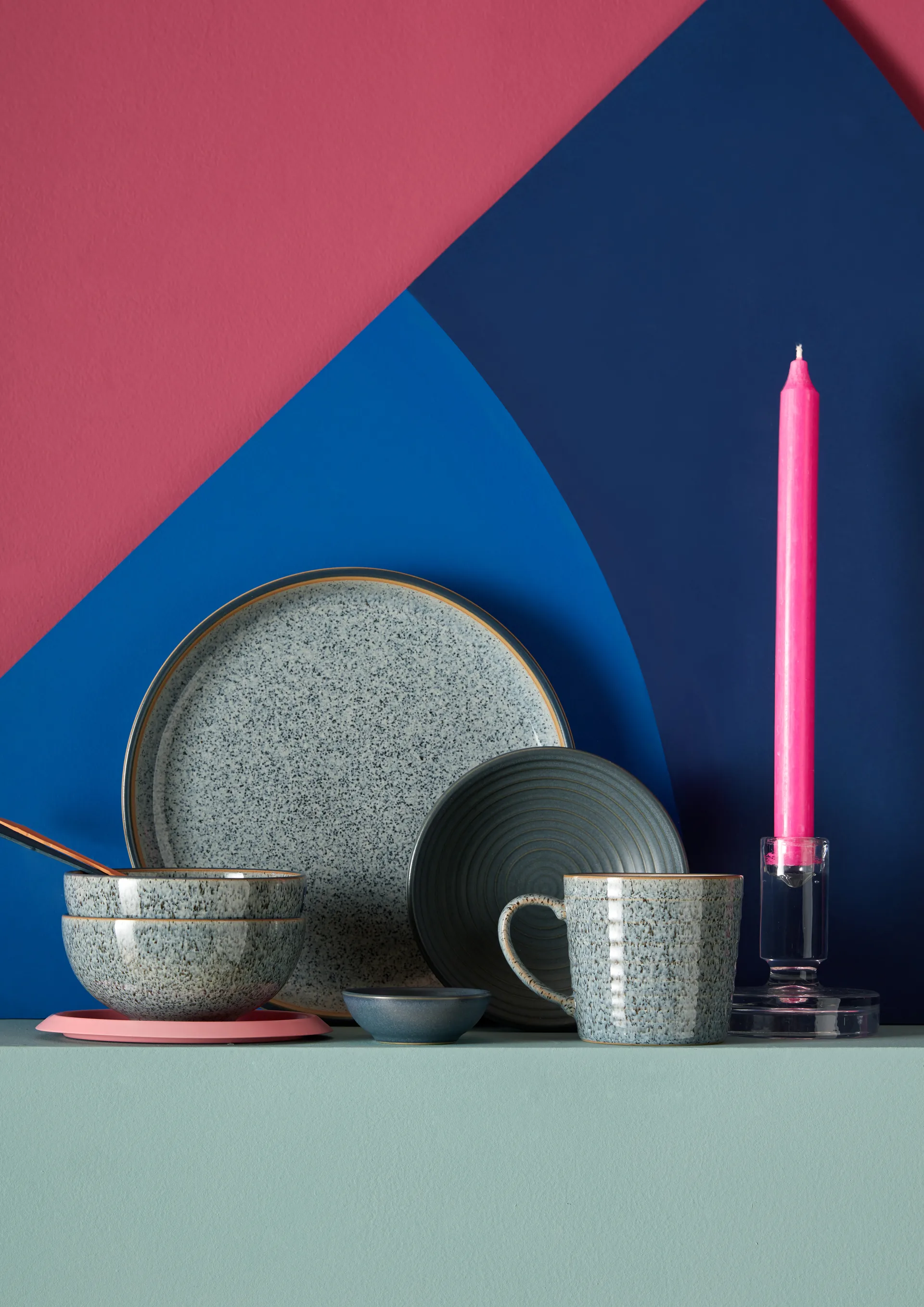 Studio Grey coupe flingskål 17 cm, Granite Denby