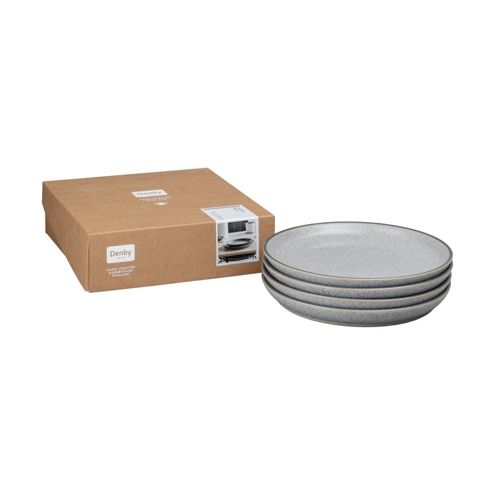 Studio Grey coupe tallerken 26 cm 4-stk., Granite Denby