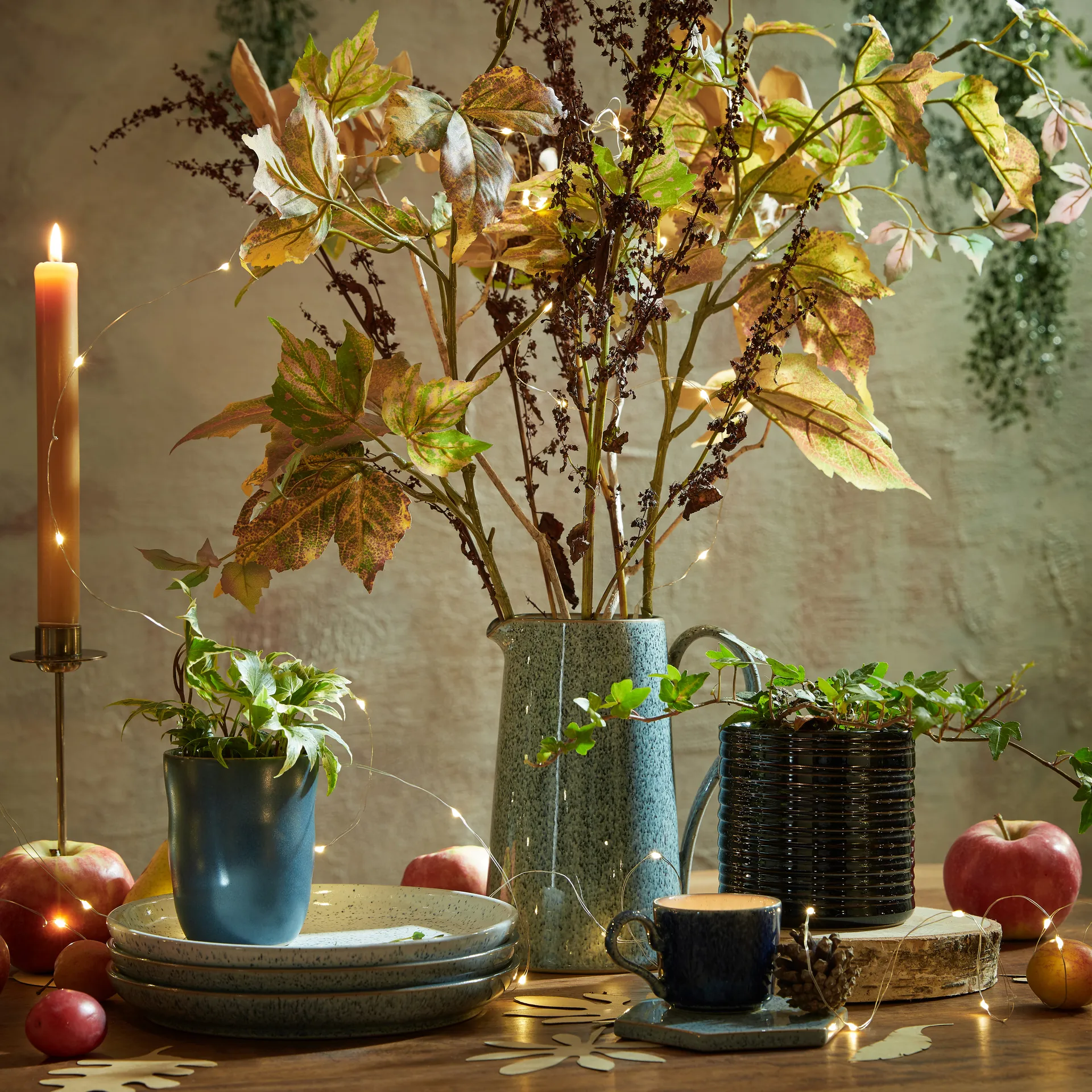 Studio Grey coupe tallerken 26 cm 4-stk., Granite Denby