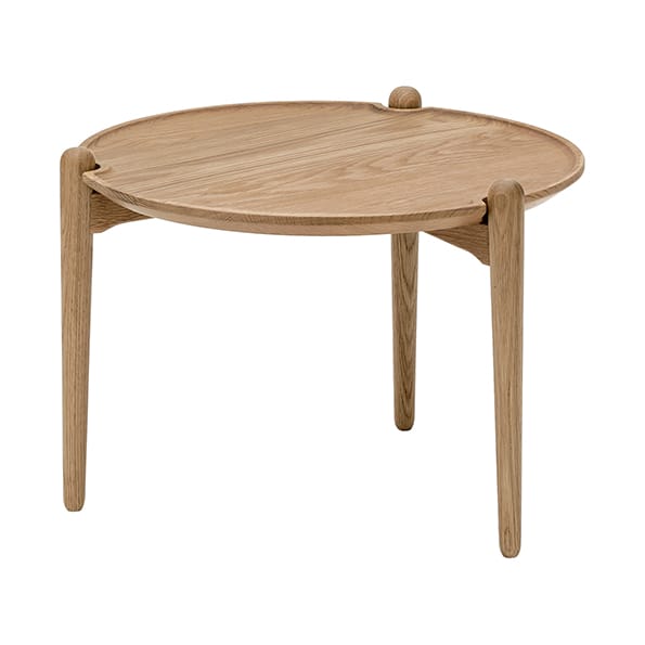 Aria sofabord Ø90 cm - Eik 30 cm - Design House Stockholm