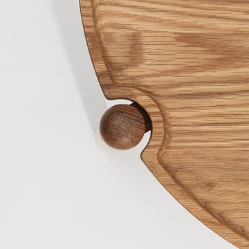 Aria sofabord Ø90 cm - Eik 30 cm - Design House Stockholm