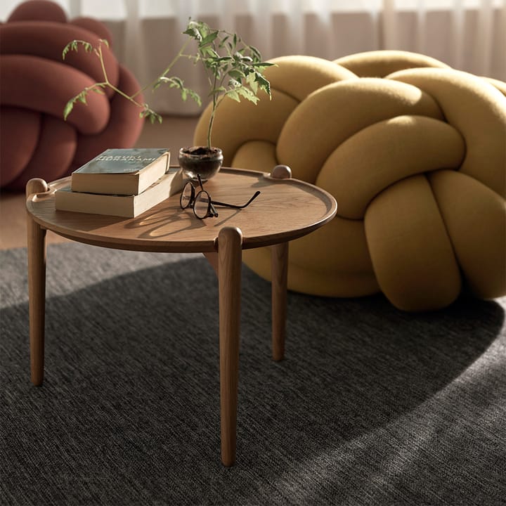 Aria sofabord Ø90 cm, Eik 30 cm Design House Stockholm