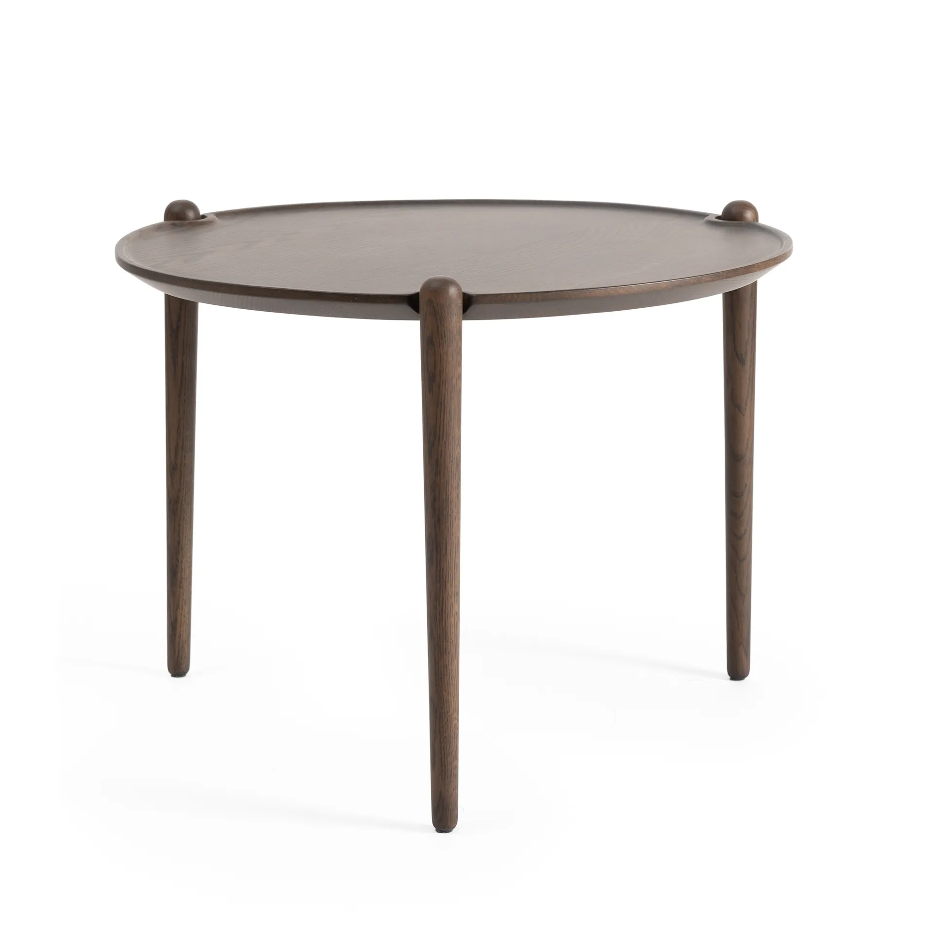Aria sofabord, Dark oak, Ø60x46 cm Design House Stockholm