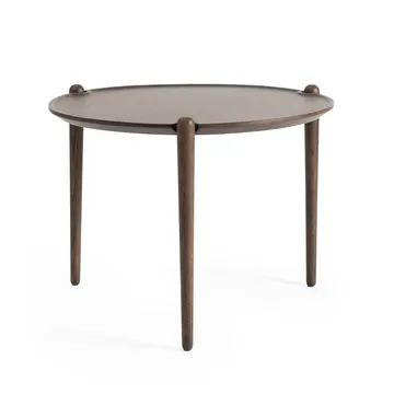 Aria sofabord - Dark oak, Ø60x46 cm - Design House Stockholm