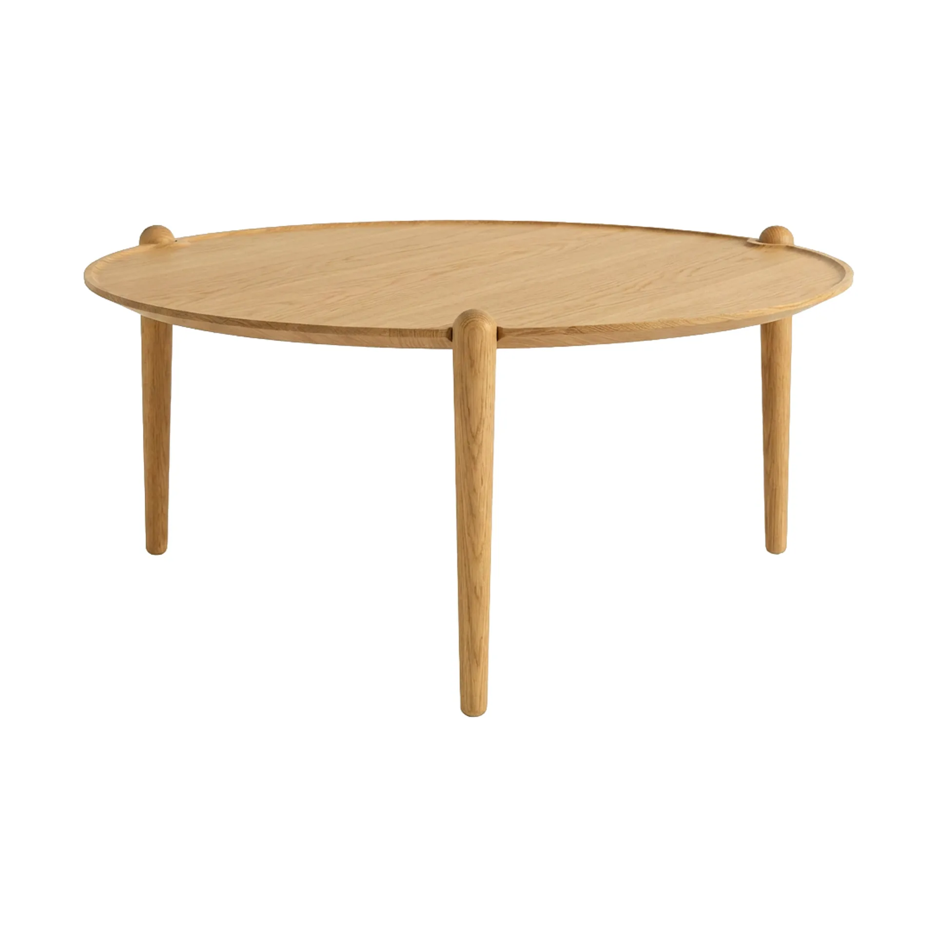 Aria sofabord, Eik, Ø90x42,5 cm Design House Stockholm