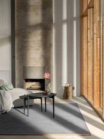 Aria sofabord - Sort eik, Ø50x37 cm - Design House Stockholm