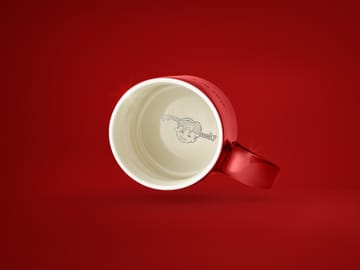 Astrid Lindgren kopp, den som är väldigt stark - rød-svensk - Design House Stockholm