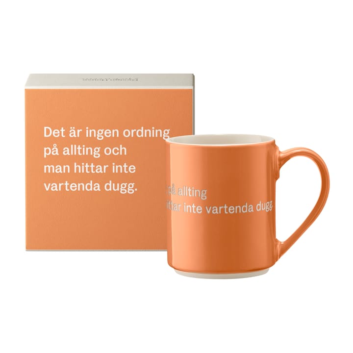 Astrid Lindgren kopp, det är ingen ordning… - Svensk text - Design House Stockholm