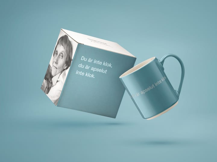 Astrid Lindgren kopp, du är inte klok… - Svensk text - Design House Stockholm