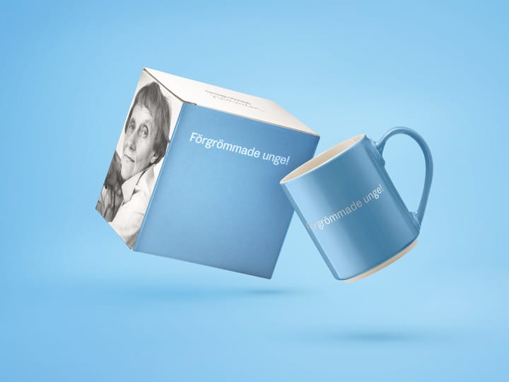 Astrid Lindgren kopp, forgrömmade Unge! - Svensk text - Design House Stockholm