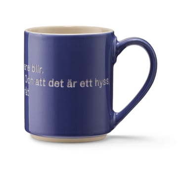 Astrid Lindgren kopp, hyss hittar man inte på - blå-svensk - Design House Stockholm