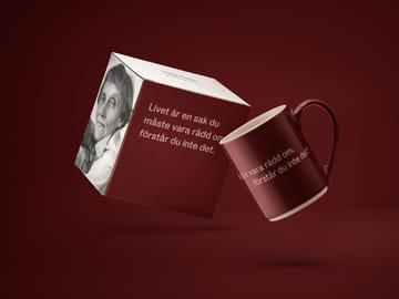 Astrid Lindgren kopp, Livet är en sak ... - Svensk tekst - Design House Stockholm