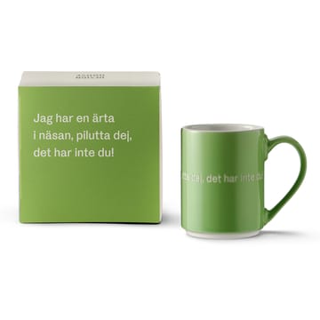 Astrid Lindgren kopp, &quot;Jag har en ärta i näsan …&quot; - Svensk tekst - Design House Stockholm
