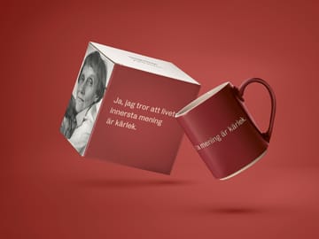 Astrid Lindgren krus, ja, jag tror att livets… - Svensk tekst - Design House Stockholm