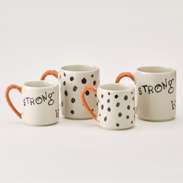 Astrid Lindgren Pippi jubileumskopp 20 cl, Strong Kind Brave Design House Stockholm