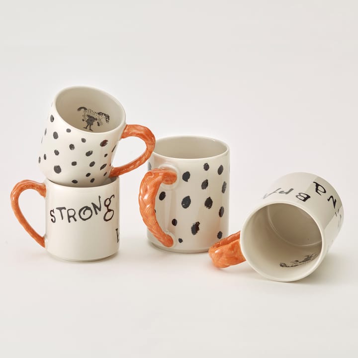 Astrid Lindgren Pippi jubileumskopp 35 cl, Dots Design House Stockholm