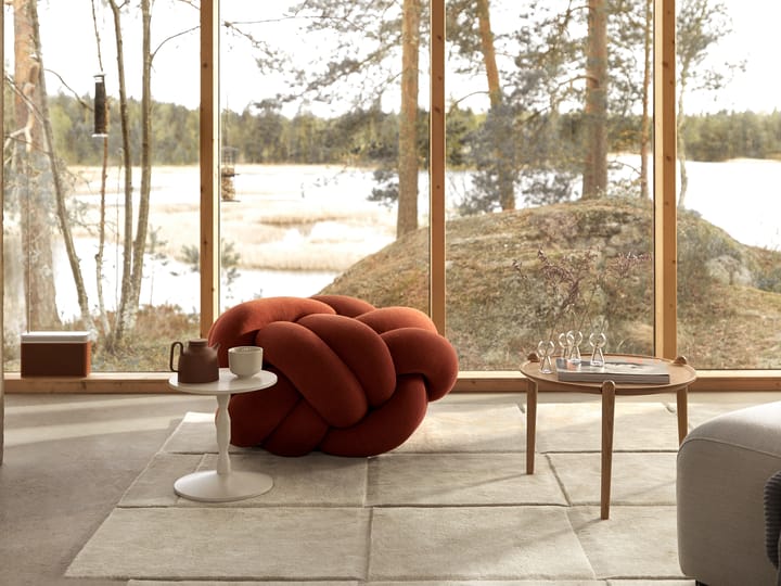 Basket gulvteppe beige, 180x180 cm Design House Stockholm